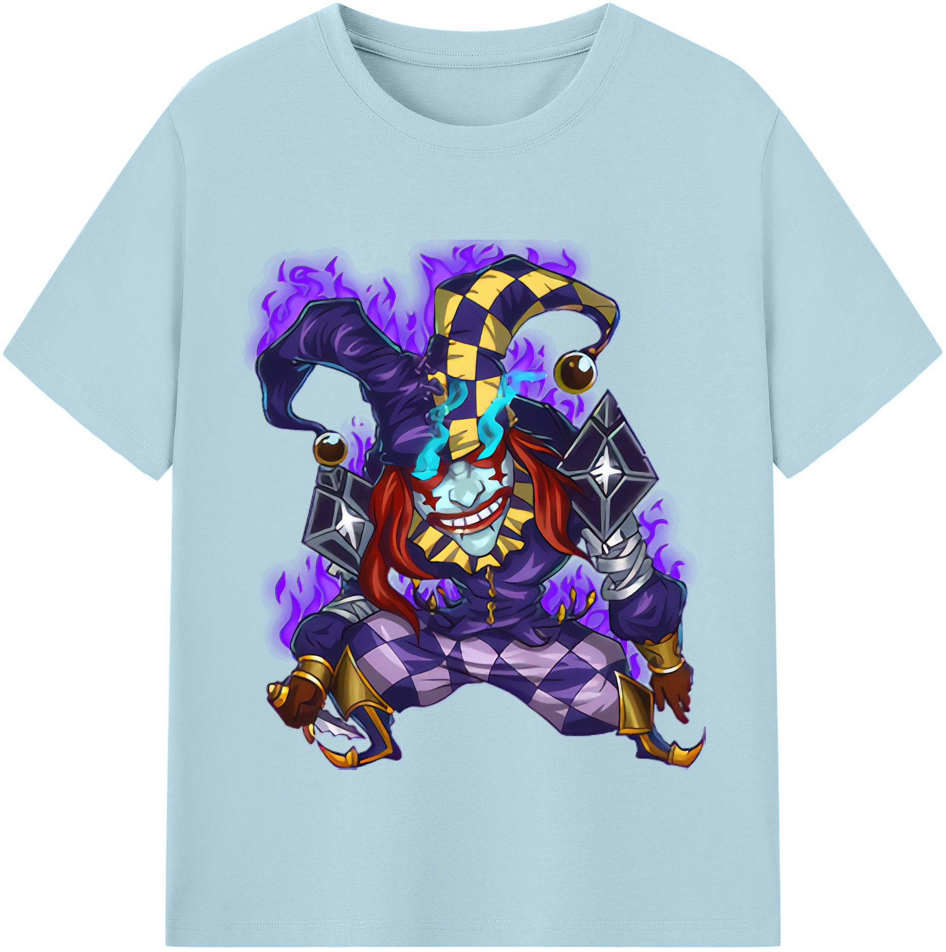 リーグ・オブ・レジェンド League of Legends LOL 綿100％半袖Tシャツ（フロントプリント）